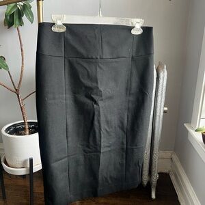 Express Elegant Black Pencil Skirt